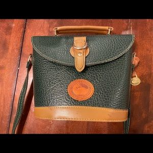 Dark Green & Brown Mini Purse